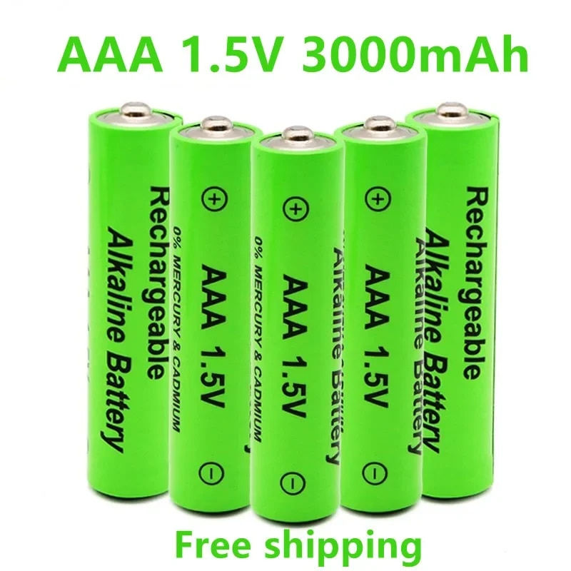 2-20pcs 1.5V AAA battery 3000mAh Rechargeable battery NI-MH 1.5 V AAA battery f