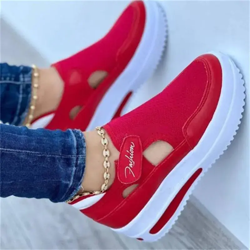 Thumbnail: Sneakers Womens Casual Shoes Female Platform Shoes Ladies Shoes Mesh Breathable