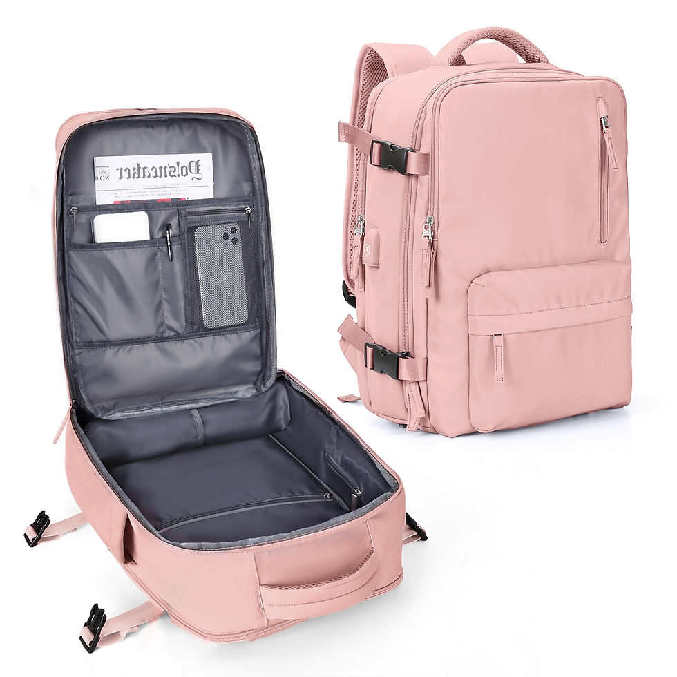 Thumbnail: Travel Backpack Carry on Personal Item Bag for Flight Approved, 35L Hand Luggag