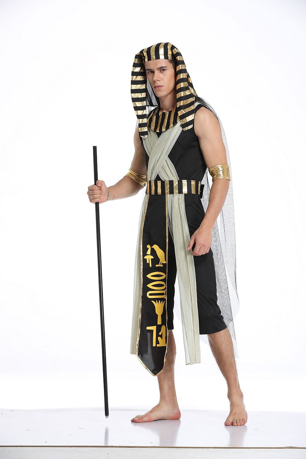 Thumbnail: Halloween Costume Cosplay Egyptian Pharaoh Cleopatra Greek Goddess Stage Opera