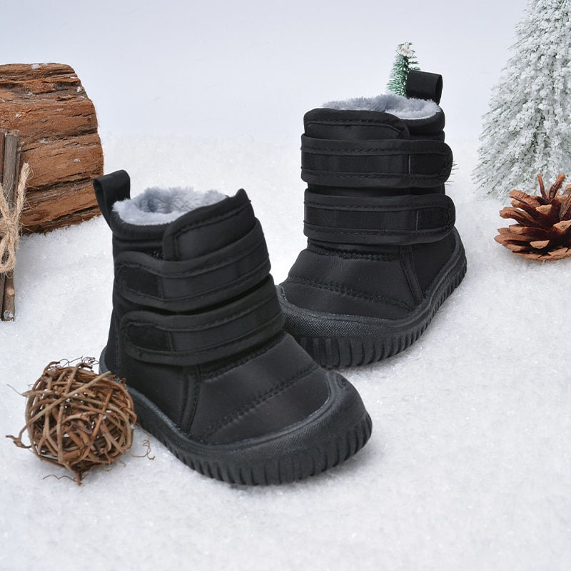 Miniatiūra: Unisex Kids Winter Outdoor Waterproof Long  Plush Snow  Boots EW8090