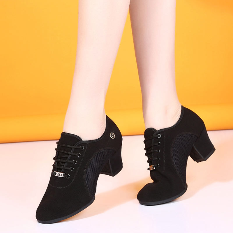 Miniatura: Women Dance Shoes Jazz Latin Ballroom Salsa Dancing Shoe High Heels Ladies Prac