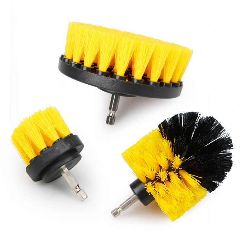 3pcs Drill Brush Attachment Set Power Scrubber Brush With Drill Scrub Brush For