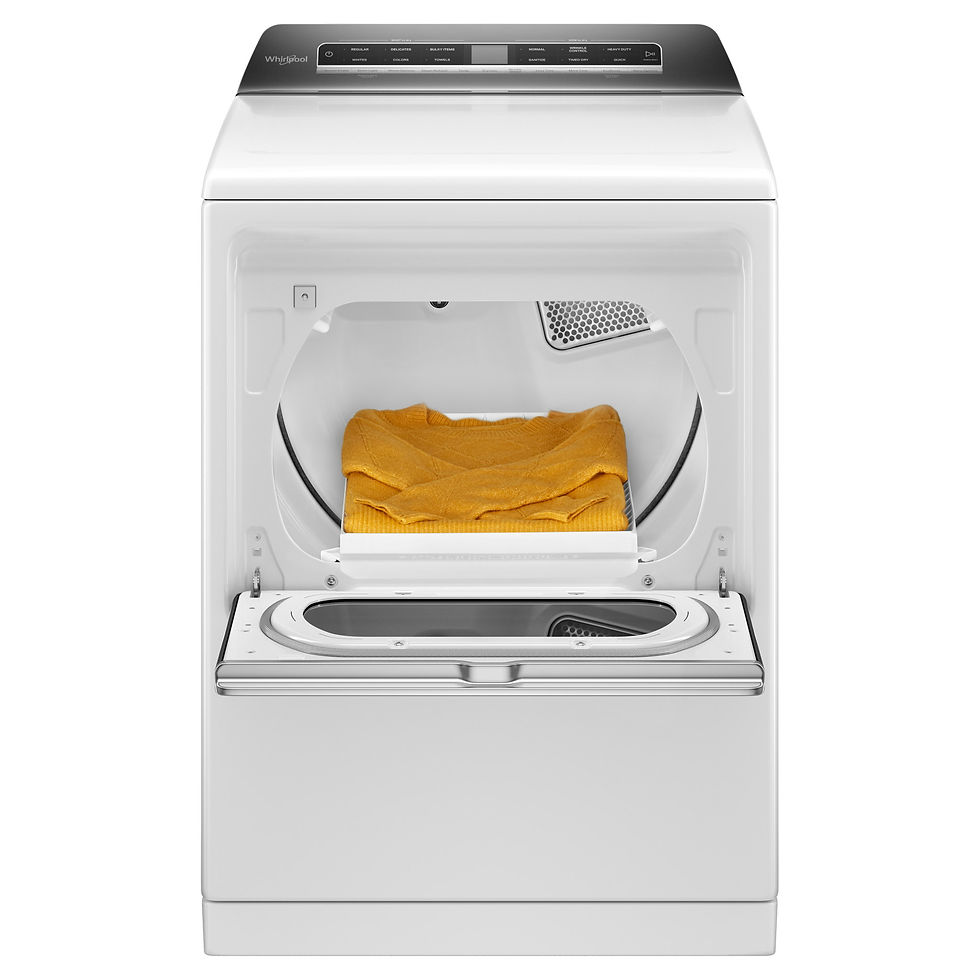 Thumbnail: Whirlpool 5.3 cu. ft. Top Load Washer with 2 in 1 Removable Agitator and 7.4 cu.