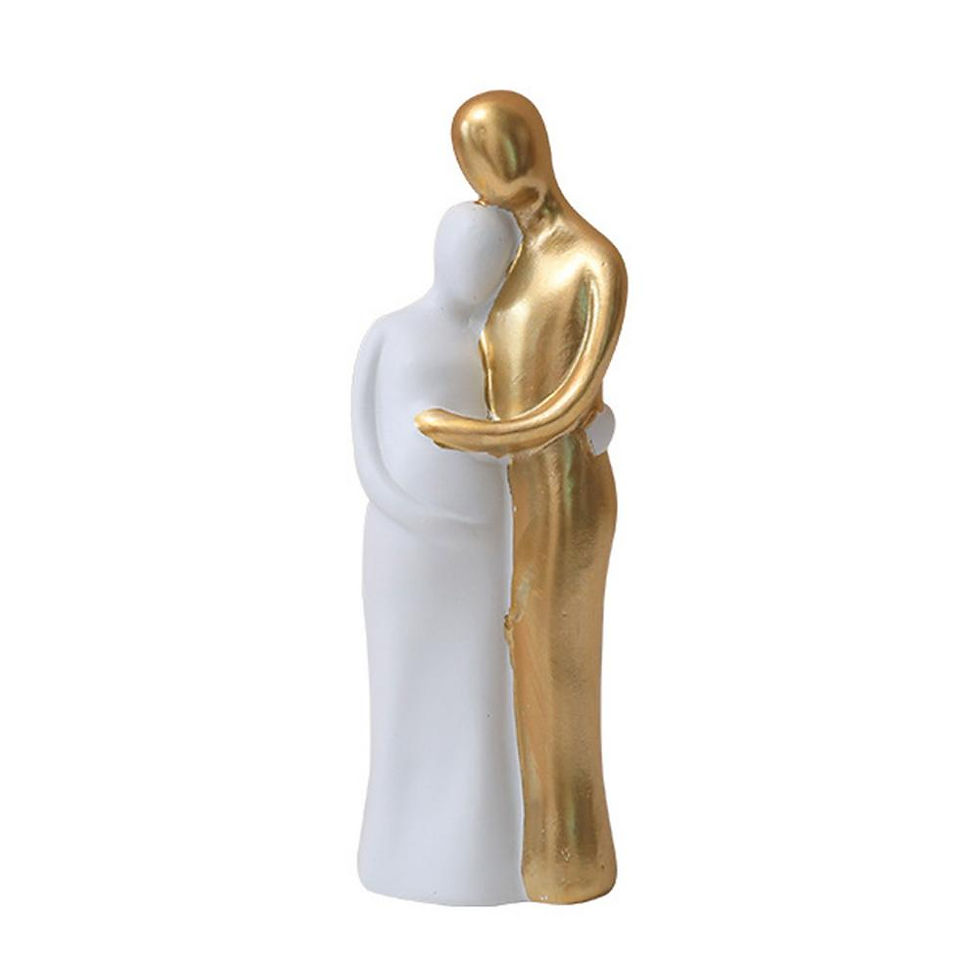 Thumbnail: Love Couple Figurines Statue Resin Couple Statue Hand-Painted Couple Figure Rom