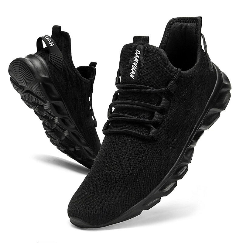Thumbnail: Men Vulcanized Walking Running Shoes Unisex Casual Lightweight Tennis Shoes Ath