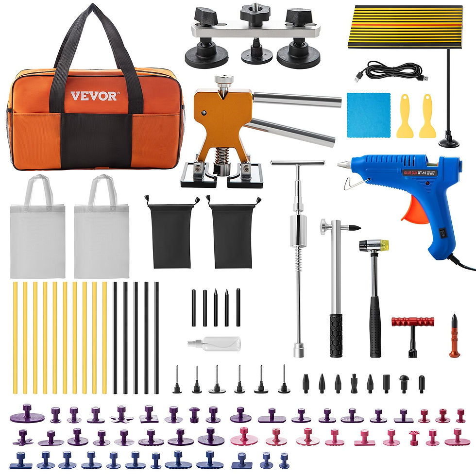Miniatura: VEVOR Car Paintless Dent Repair Tools 53/60/69/74/89/98 Pcs Automotive Suction
