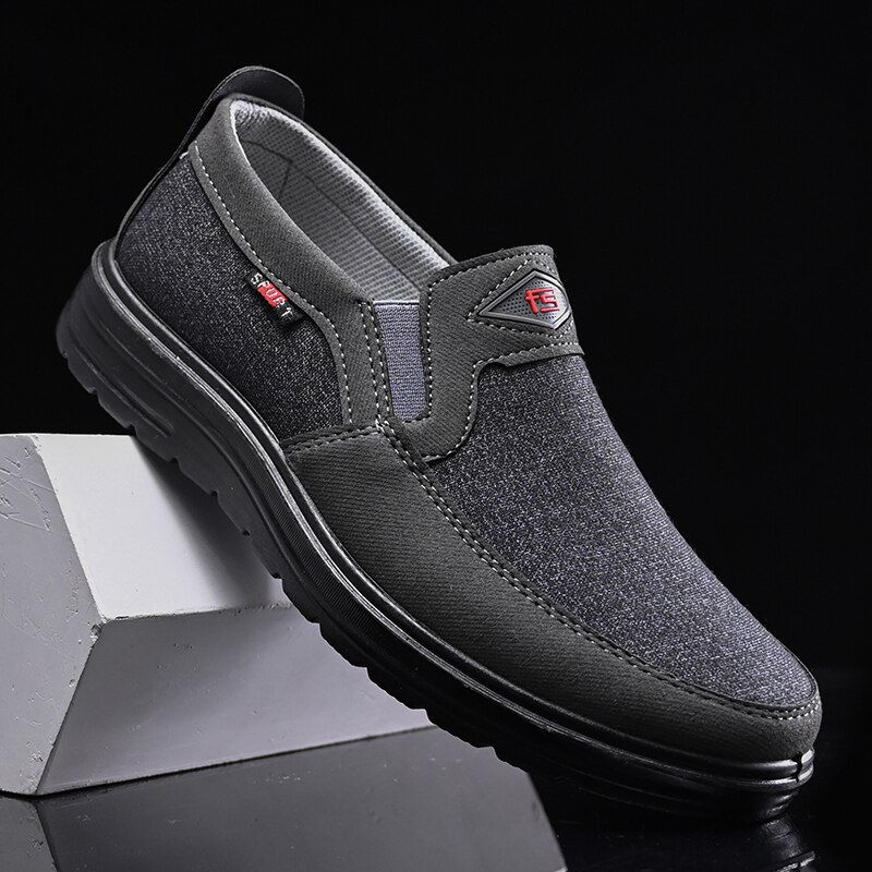 Thumbnail: Men Canvas Shoes Summer Light-weight Casual Shoes Men's Wear-resistance Sneaker