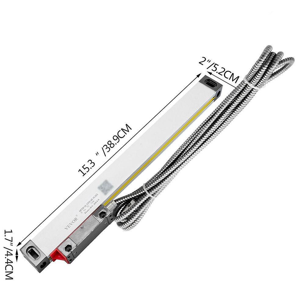 Thumbnail: VEVOR Linear Scale Encoder 50MM-1000MM 2 Axis 3 Axis Digital Readout for