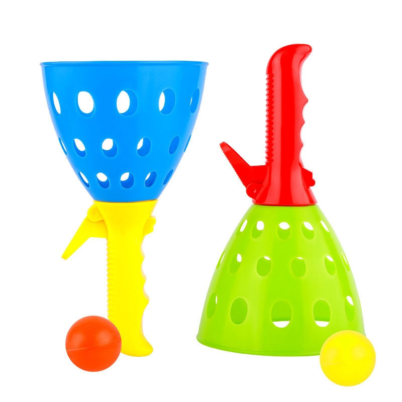 Thumbnail: Family Parent-child Interaction Ball  Double Catcher Throwing Toy Catapult Thro