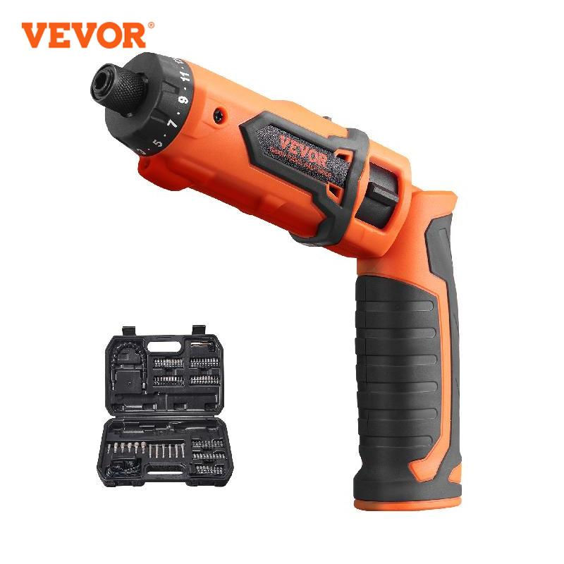 Miniaturbild: VEVOR 4V 6.5Nm Cordless Screwdriver Electric Screwdriver Rechargeable Set with