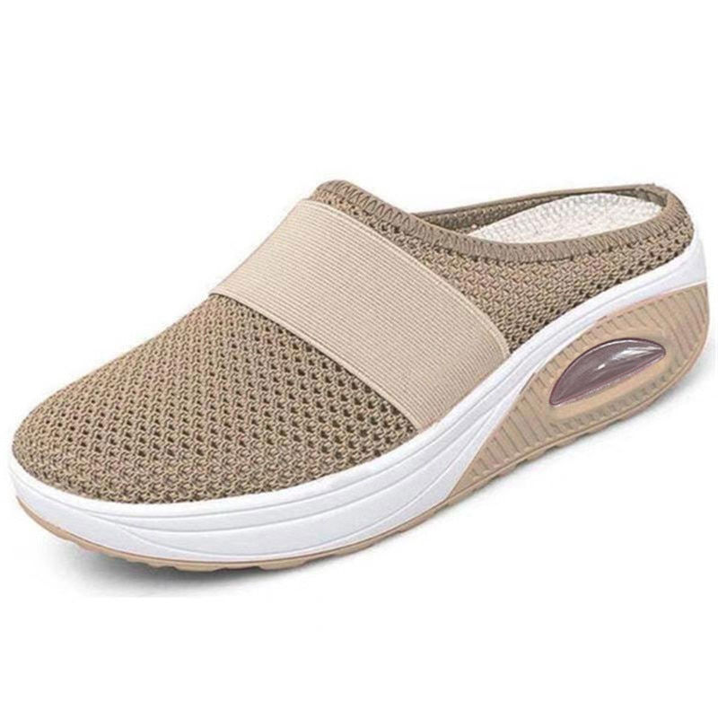 Thumbnail: Women Wedge Slippers Premium Slippers Vintage Anti-slip Casual Female Platform