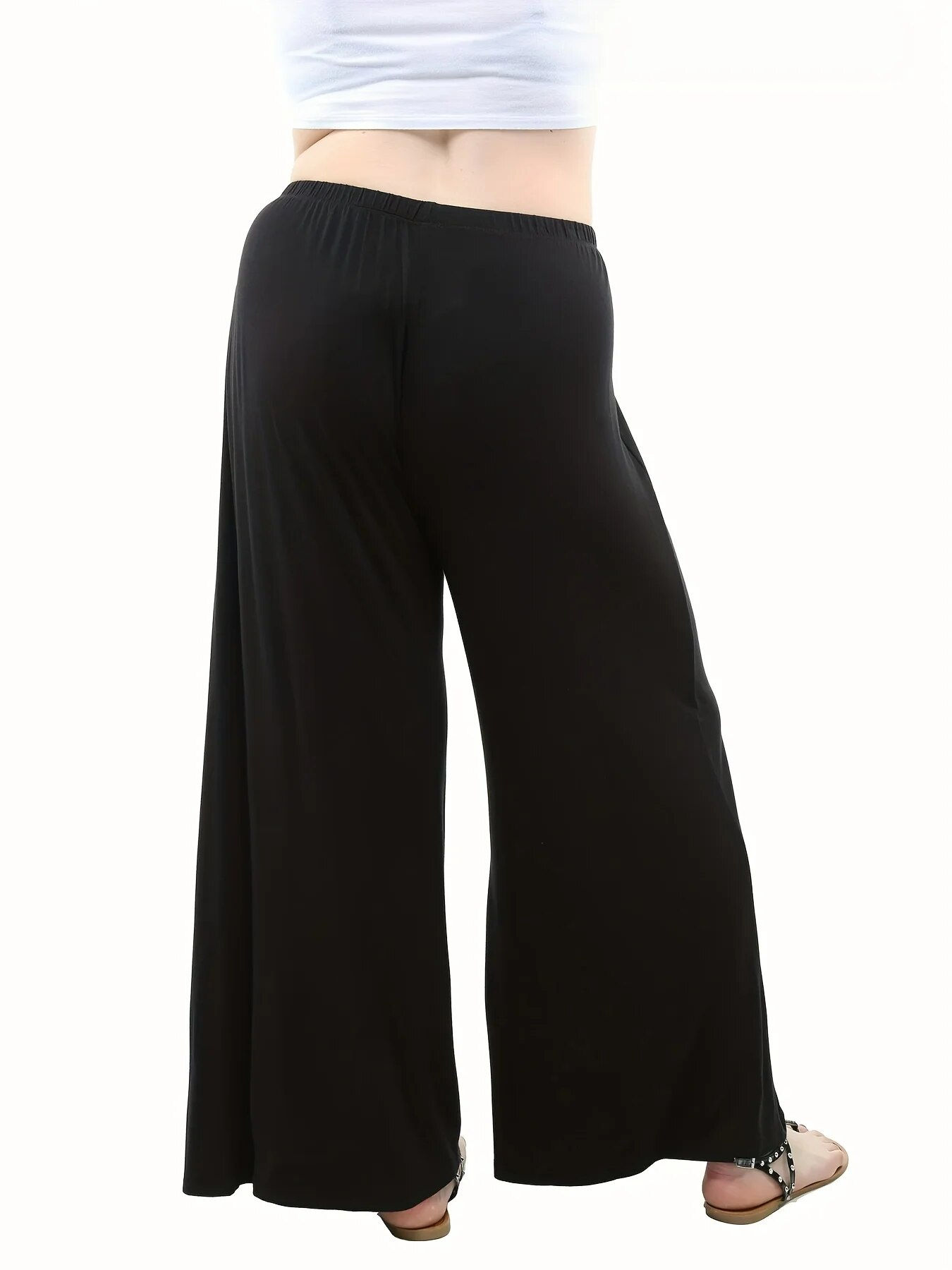 New women's plus size British style high street fashion high elastic fabric loo