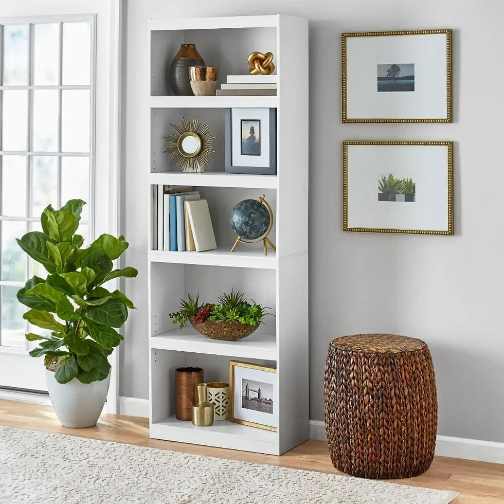 Thumbnail: Framed 5-Shelf Bookcase,  Household Shelving, Multistory,  Living Room, Storage