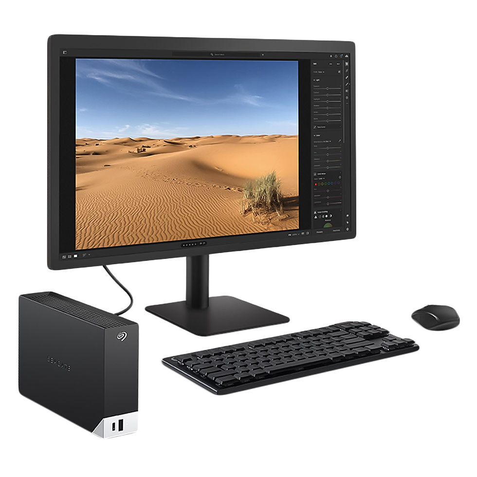 Thumbnail: Seagate 8TB Desktop Hard Drive with Rescue Data Recovery Services