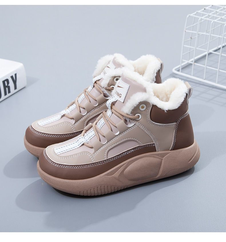 New Winter Shoes Waterproof Boots Women Snow Boots Plush Warm Ankle Boots for W