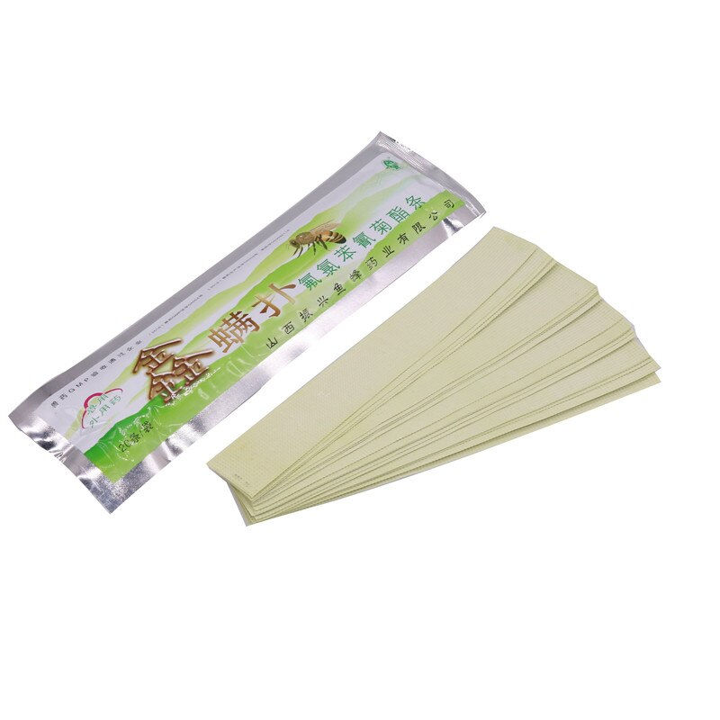 10 Bag 200 Pcs Fluvalinate Strip with High Concentration Powerful Active Varroa