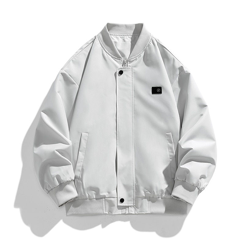 Thumbnail: Spring and autumn men fashion casual loose jacket jacket
