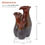 Miniatura: Indoor Tiered Glossy Ceramic Vase Tabletop Fountain, Brown/Gray