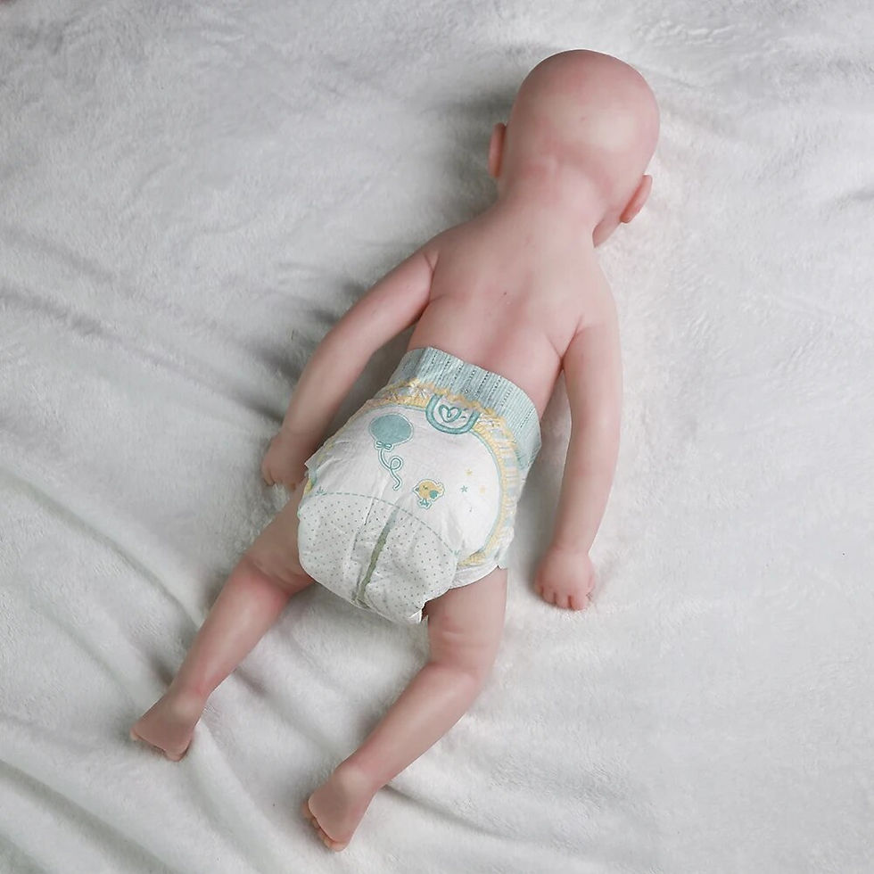 Thumbnail: COSDOLL 56cm 100% Full Body Silicone Reborn Baby Doll Realistic Baby Toys with