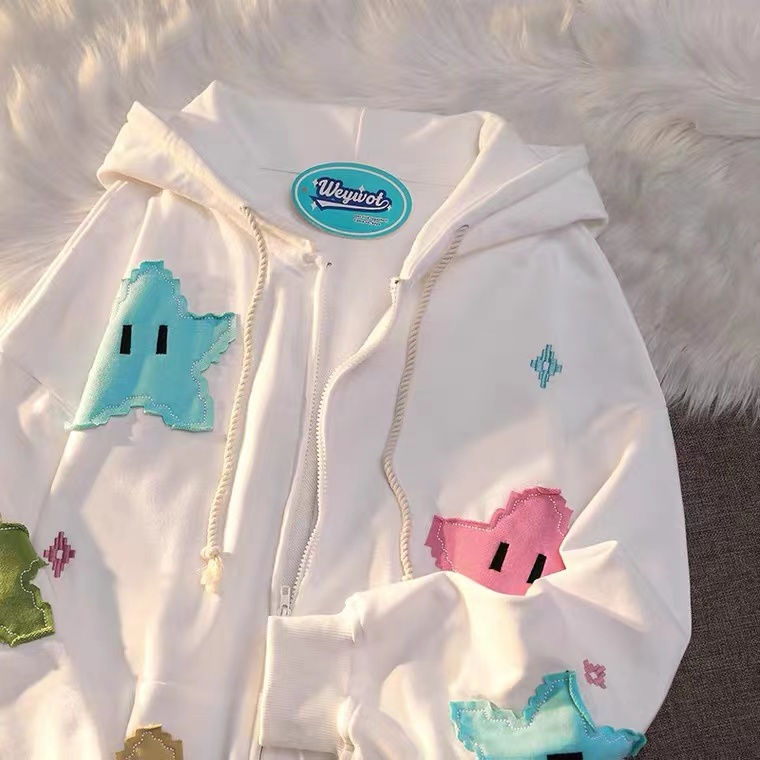 Thumbnail: Japanese Soft Sister Shark Cap Cute Funny Hoodie