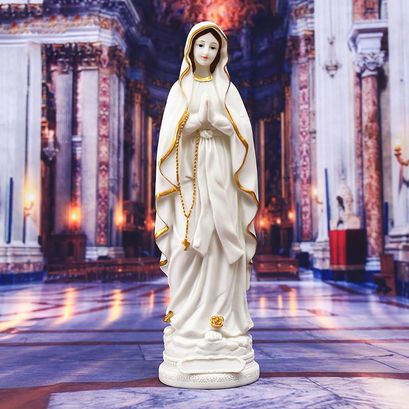 Thumbnail: Virgin Mary Statue Blessed Mary Statue For Garden Decor Resin Statue Sculpture