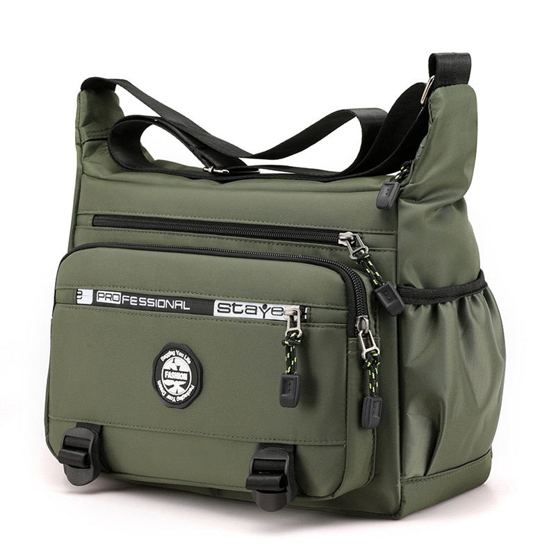 Thumbnail: Large Capacity Men's Casual Fashion Single Shoulder Crossbody Luxury Messenger