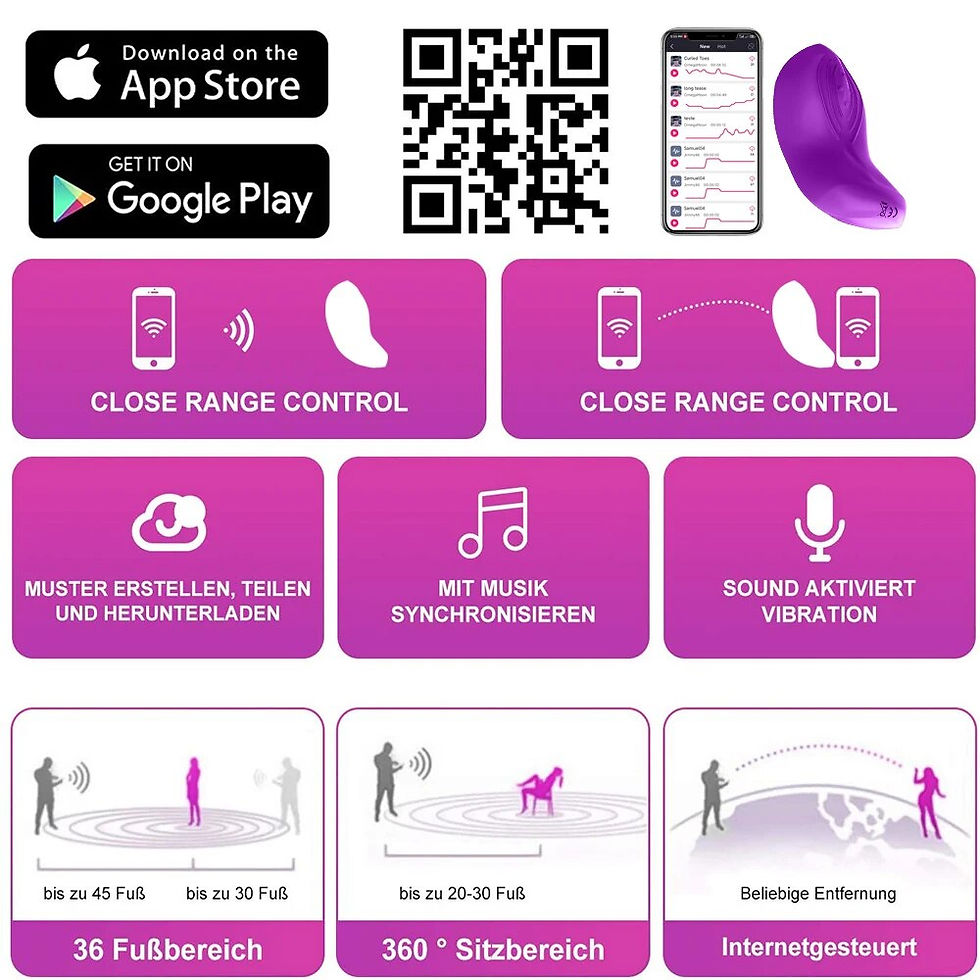 Thumbnail: Butterfly Wearable Vibrator Wireless APP Remote Panties Dildo Vibrator for Wome
