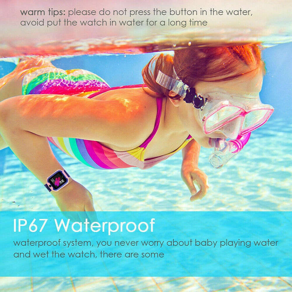 Thumbnail: Q12 Children's Smart Watch SOS Phone Watch For Kids 2G SIM Card IP67 Waterproof