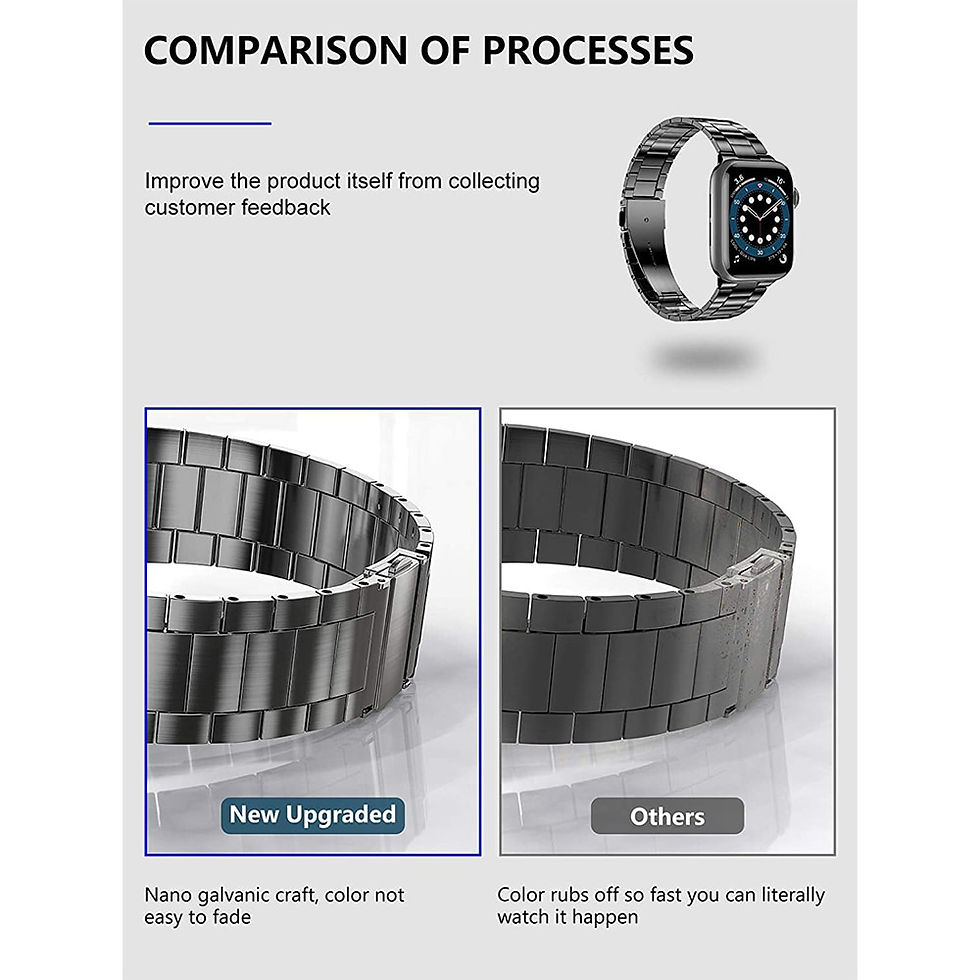 Thumbnail: Stainless Steel Strap For Apple Watch 7 8 Band 45mm 41mm Link Bracelet IWatch U