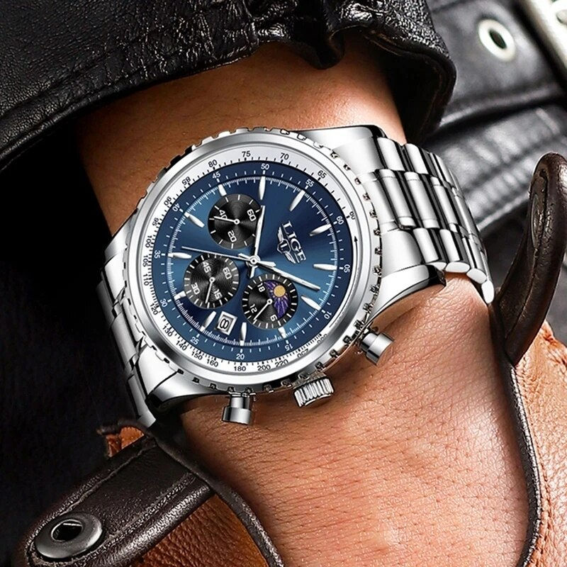 Miniature : 2023 Top Brand Luxury New Men Watch Quartz Man Watches Waterproof Luminous Watc