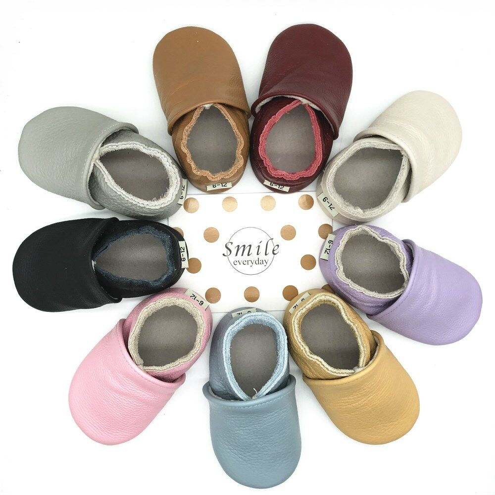 Baby Shoes Cow Leather Bebe Booties Soft Soles Non-slip Footwear Toddler First