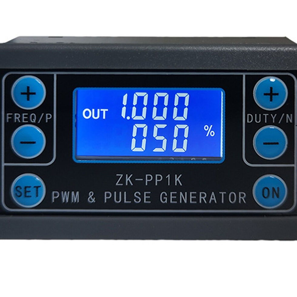 Miniaturebillede: ZK-PP1K Dual Mode LCD PWM Signal Generator 1-Channel 1Hz-150KHz PWM