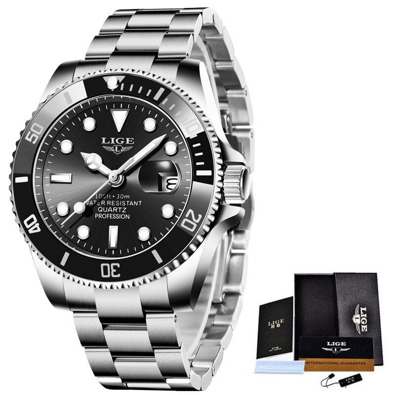 Miniatura: 2023 Top Brand Luxury Fashion Diver Watch Men 30ATM Waterproof Date Clock Sport