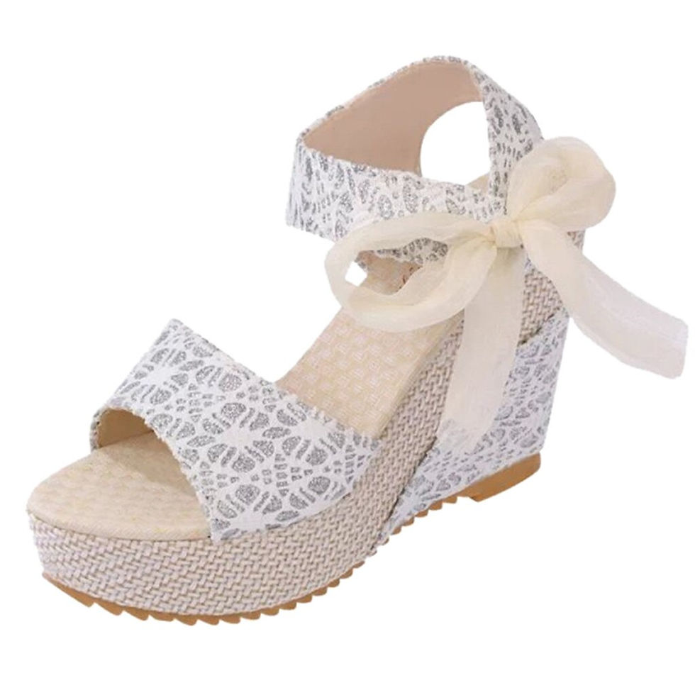 Miniatura: Sandals Women 2021 Woman Flats Women's Ladies Platform Wedges Heel