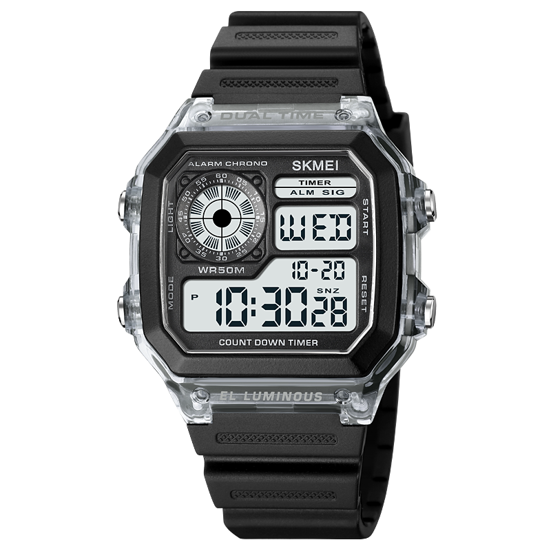 Miniatura: SKMEI Japan Digital Movement Countdown Sport Watches Mens Multifunction 5Bar Wa