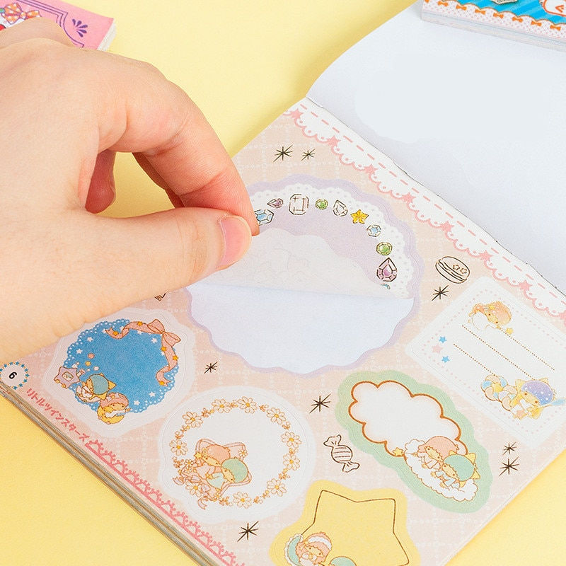 Miniaturebillede: New Sanrio Hello Kitty Sticker Book Melody Cinnamoroll Goo Card Cartoon Cute St