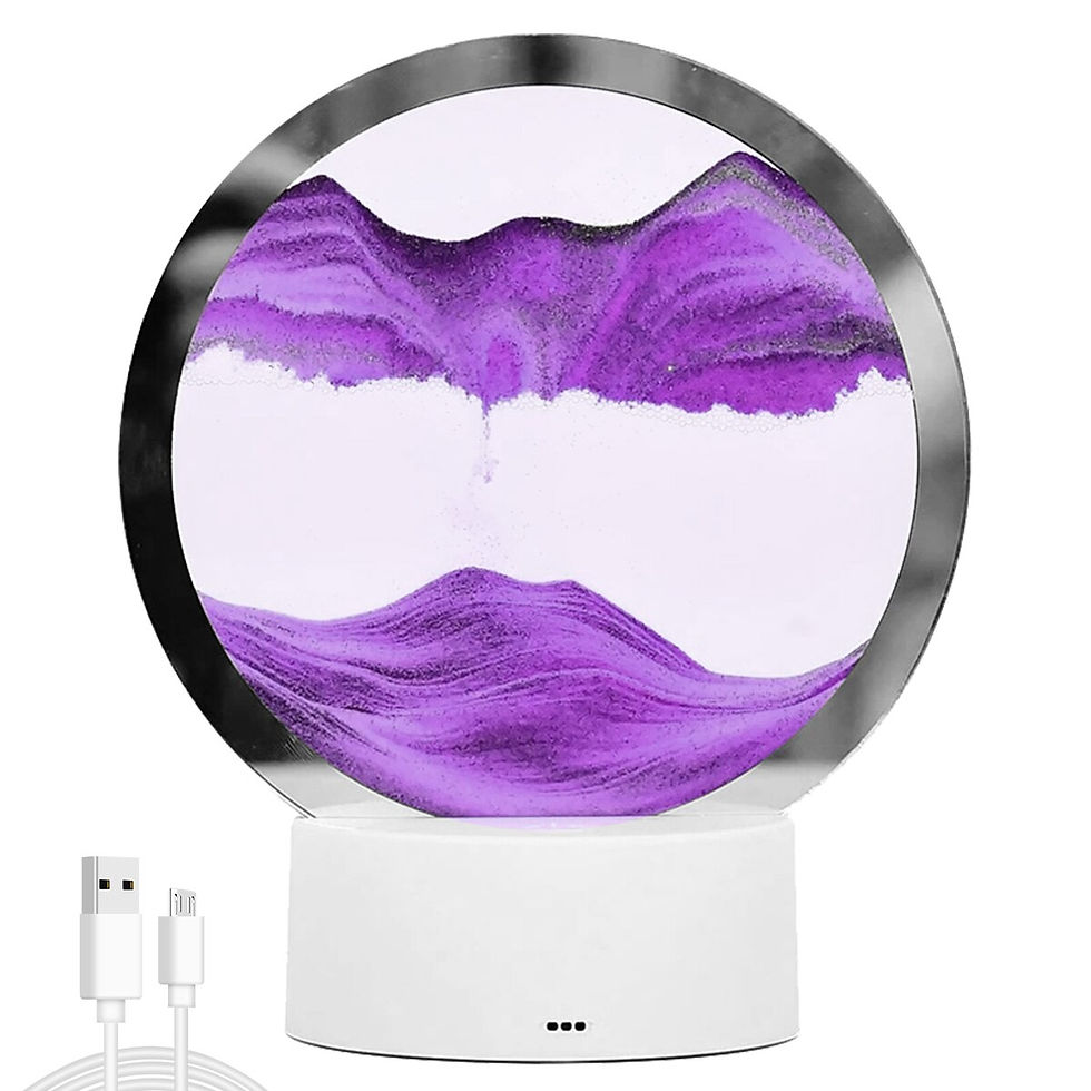Miniature : Creative Quicksand Lamp LED Sandscape Lamp Decorative Sandscape Table
