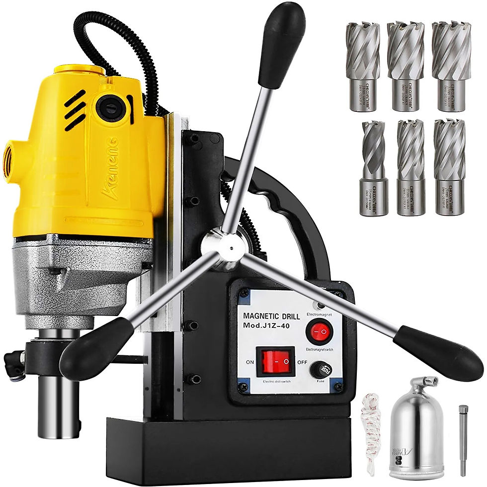 Thumbnail: VEVOR Magnetic Drill Press 980W 1100W 1200W Electric Bench Drilling Rig Machine