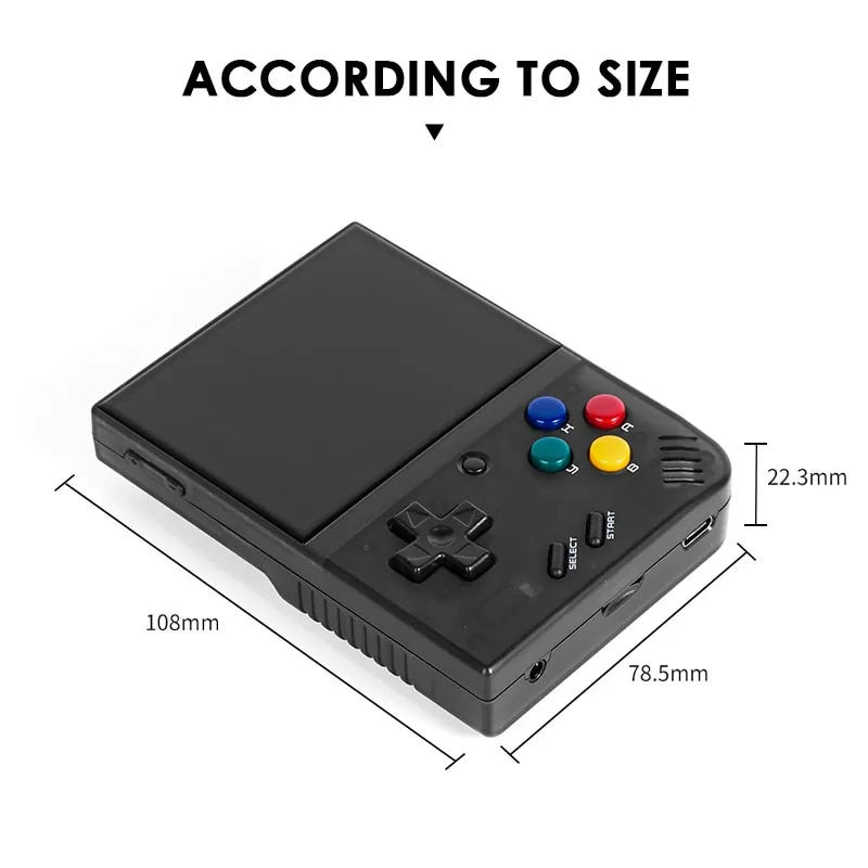 Thumbnail: MIYOO Mini Plus Portable Retro Handheld Game Console V2 Mini+ IPS Screen Classi
