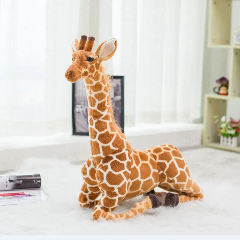 Thumbnail: Giant size Giraffe Plush Toys Cute Stuffed Animal Soft Giraffe Doll Birthday Gi