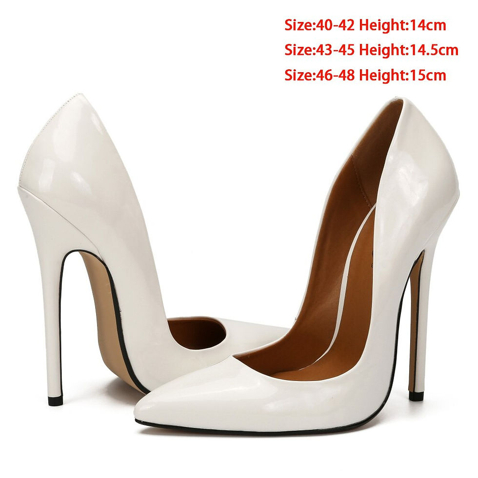 Thumbnail: Brand Office High Heels Fetish Pumps Women Classic Business Shoes Big Size 48 S