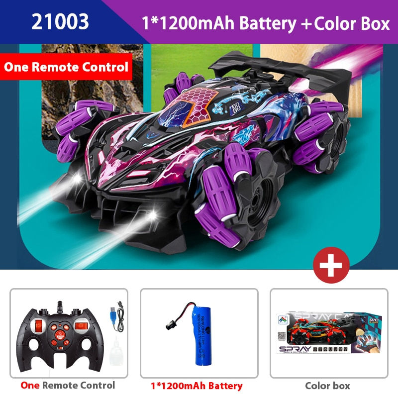 Thumbnail: WLtoys F1 Drift RC Car With Led Lights Music 2.4G Glove Gesture Radio Remote Co