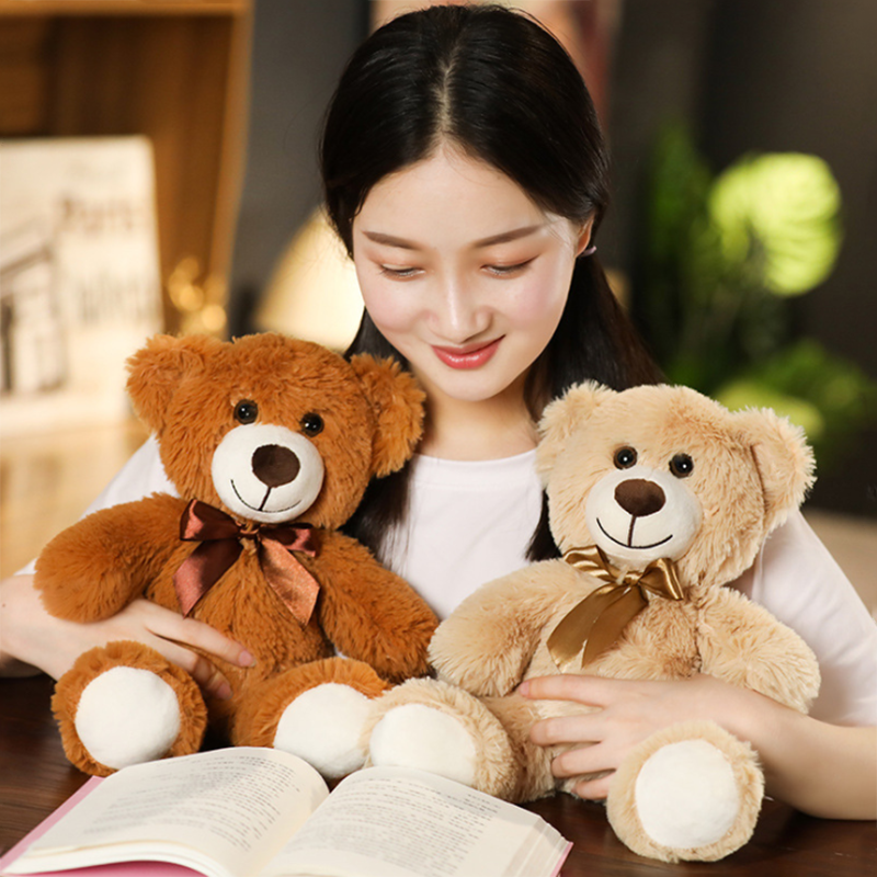 תמונה ממוזערת: New Hot Christmas Bear Lovely Teddy Bear Plush Toys Stuffed Cute Bear Doll Boys