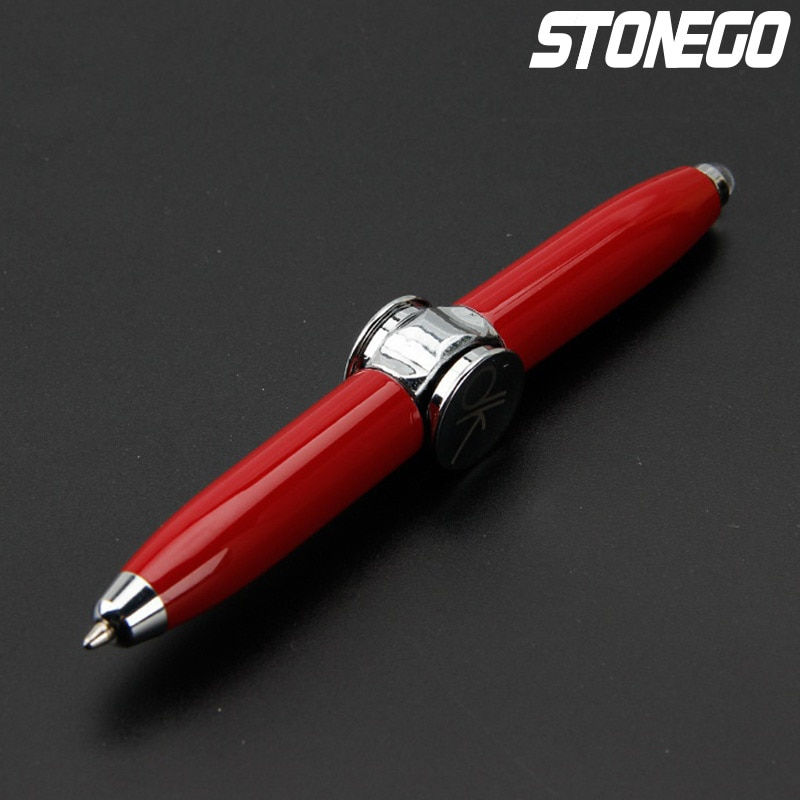 Thumbnail: STONEGO Relieve Stress Spinner Pen Gyroscope Decompression Light Ball Pen Shape