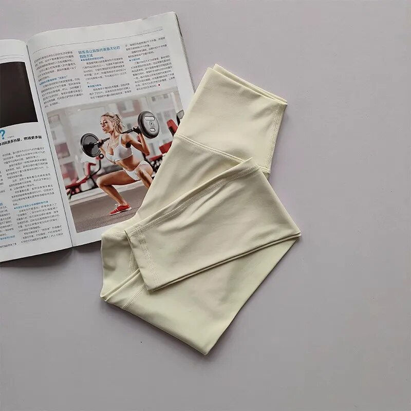 Imej kecil: High Quality Sport Leggings For Women High Waist Yoga Leggings Soft Breathable