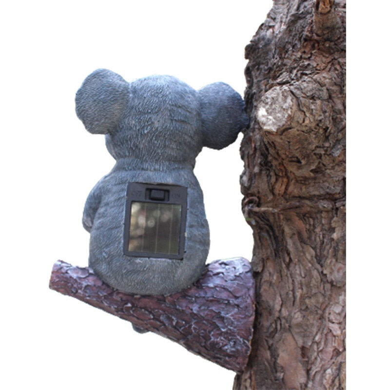 Thumbnail: Solar Garden Statue LED Lights Koala Bear Haning Figure Solar Lamp Outdoor Pati