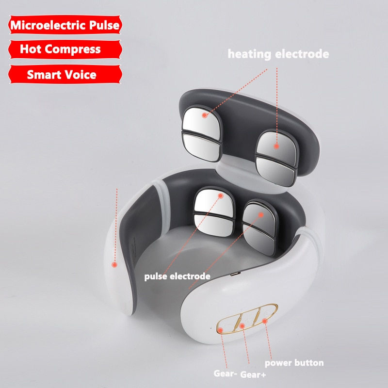 الصورة المصغرة: Smart Back And Neck Massager Instrument Shoulder Neck Massage Cervical Vertebra