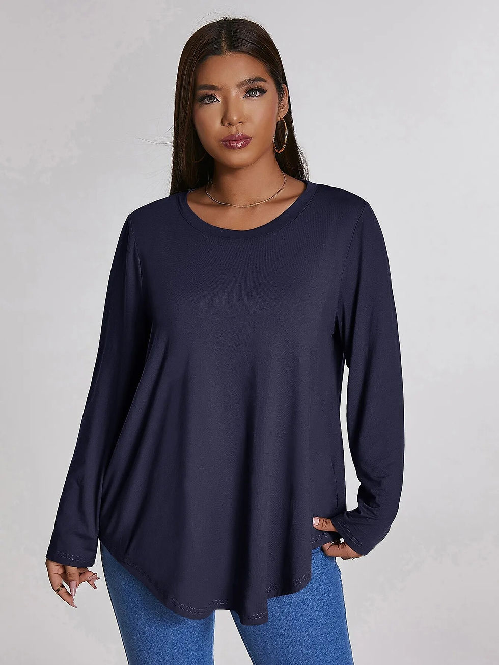 Miniatura: Plus Size Blouse Large Size T-shirts for Fashion Women 4xl Elegant Summer 2022