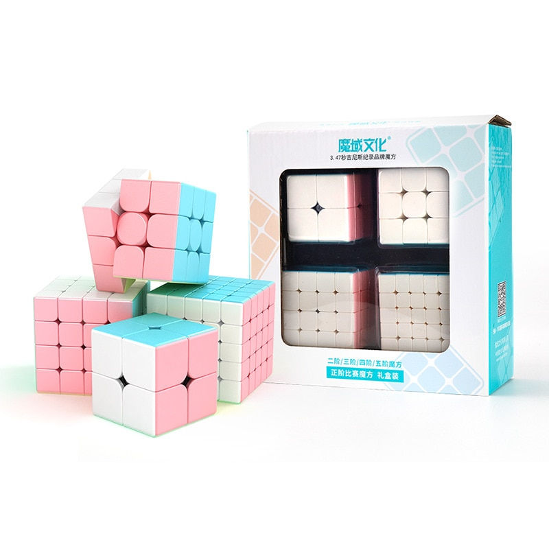 Miniaturbild: [Picube] MoYu Cubes Meilong 2345 Gift Box Profissional Magic Cube 2x2 3x3 4x4 5